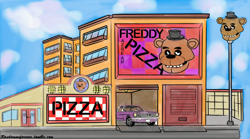 Freddy Fazbear Pizza Concept Building by knuxsunz on DeviantArt