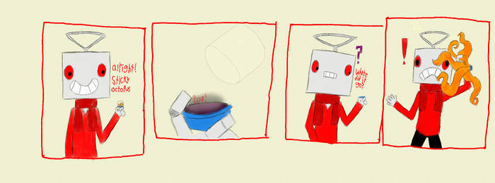 Red Robot Comic 1