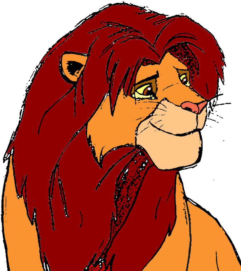 Simba - Color by Mellow0417 on DeviantArt