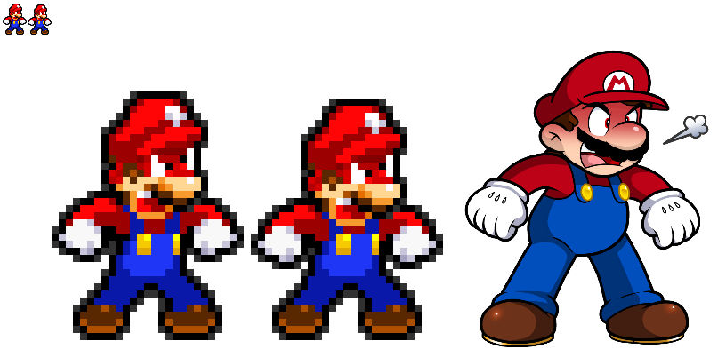 Angry Mario (from Nintendrawer) by JairoRamirez100 on DeviantArt