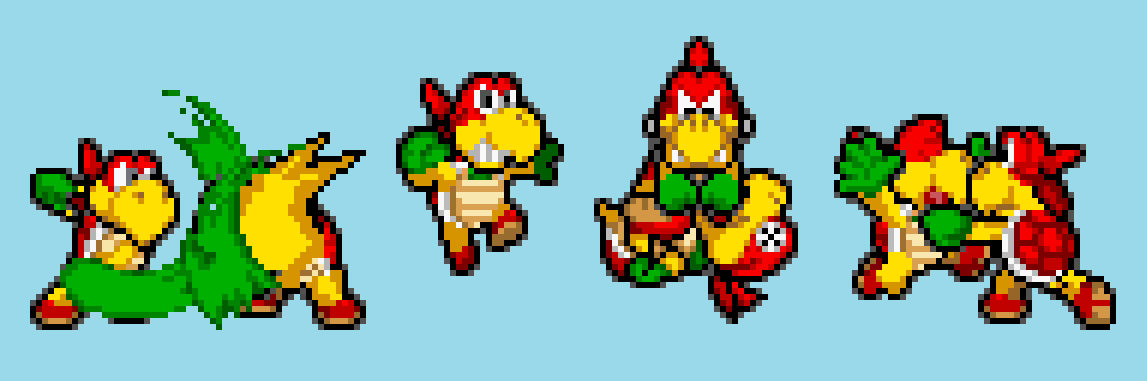 Koops Shell Sprite More Custom Koopa Bros Sprites by JairoRamirez100 on DeviantArt