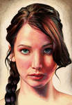Jennifer Lawrence as Katniss Everdeen (updated)