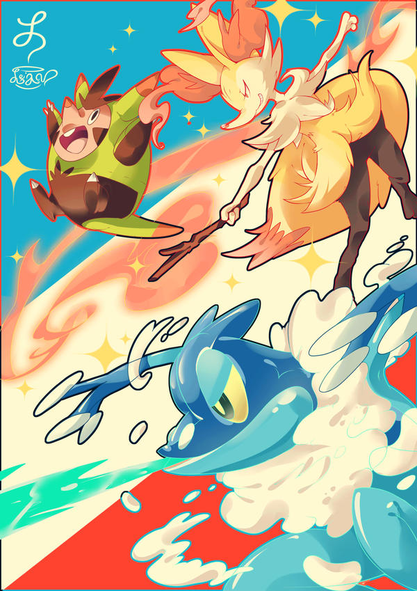 Starter Kalos Trio!