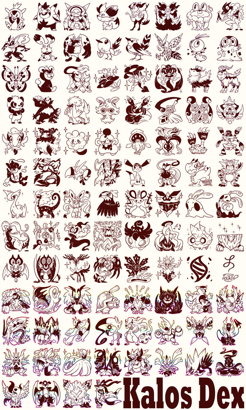 Kalos Dex by Leav on DeviantArt