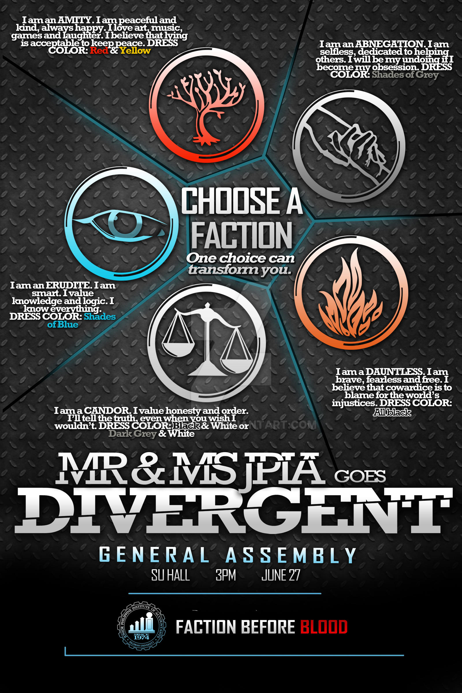 Mr. and Ms. SU-JPIA goes DIVERGENT!