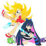 Panty and Stocking -in copics