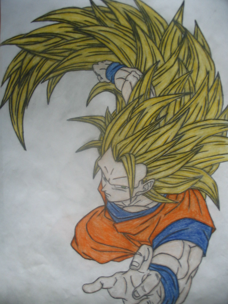 Como desenhar o Goku Super Saiyajin