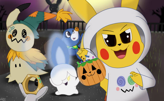 pokemon GO Halloween street by ksuniverse on DeviantArt