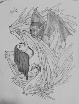 The Fallen Seraphim and The Gargoyle