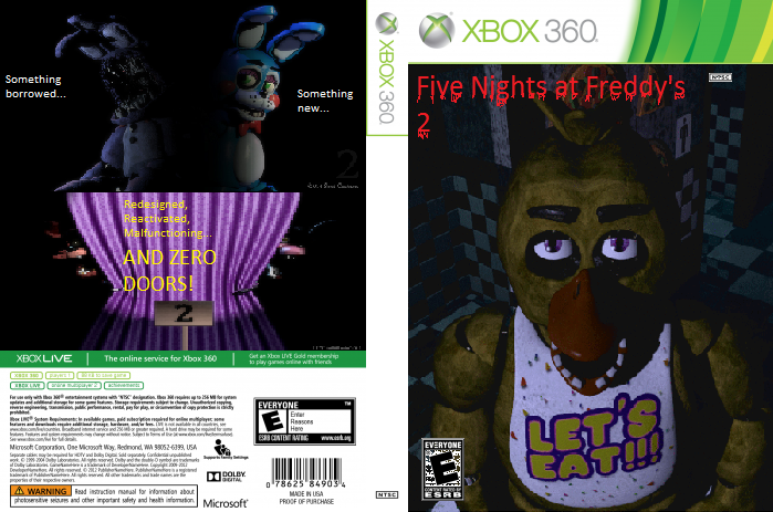 Five Night Freddy Jogo Pra Xbox 360