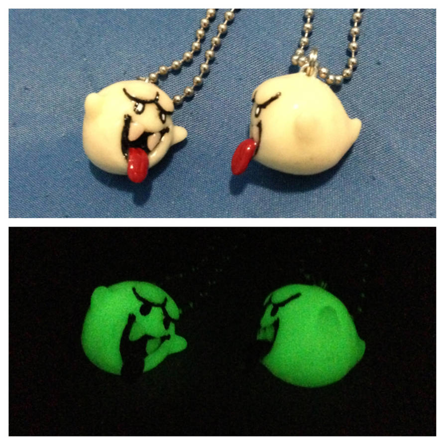 Super Mario Bros: (glow in the dark) Boo keychain by nhatho on DeviantArt