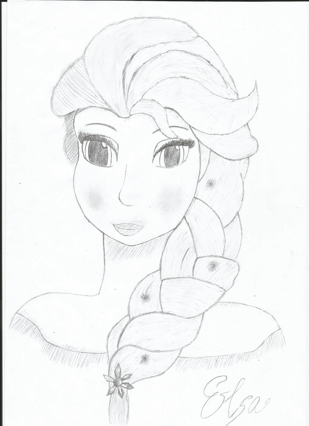 Elsa rysunek by DixieRarity on DeviantArt