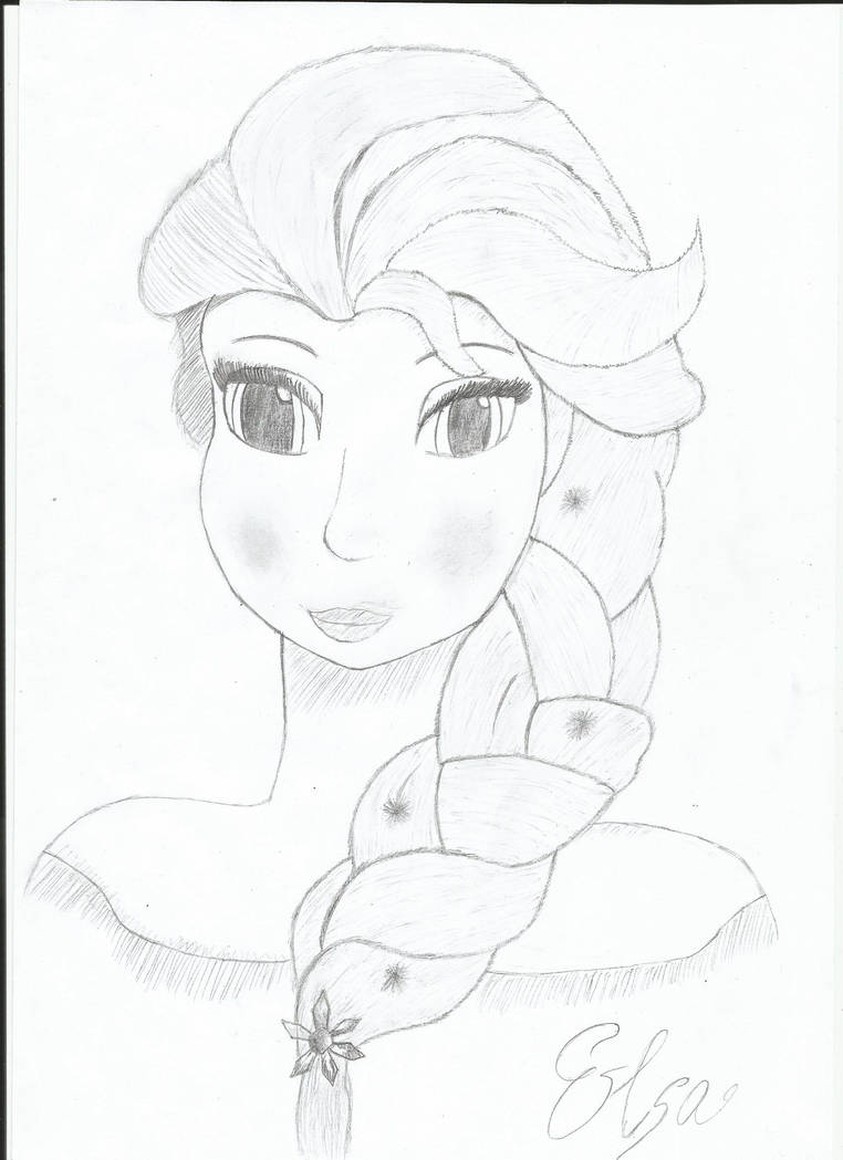 Elsa rysunek by DixieRarity on DeviantArt