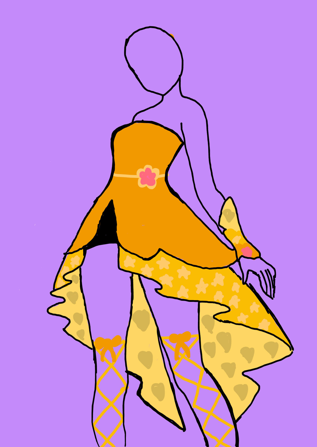 random dress lol by Jackson-bunnyUwU on DeviantArt