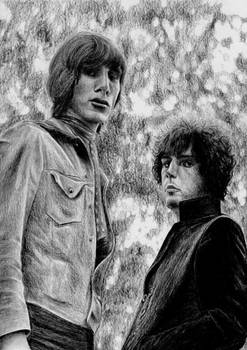 Roger Waters and Syd Barret