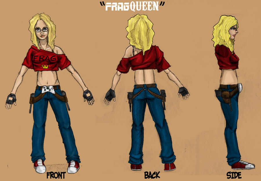Original Character: Frag Queen by KyVin16 on DeviantArt