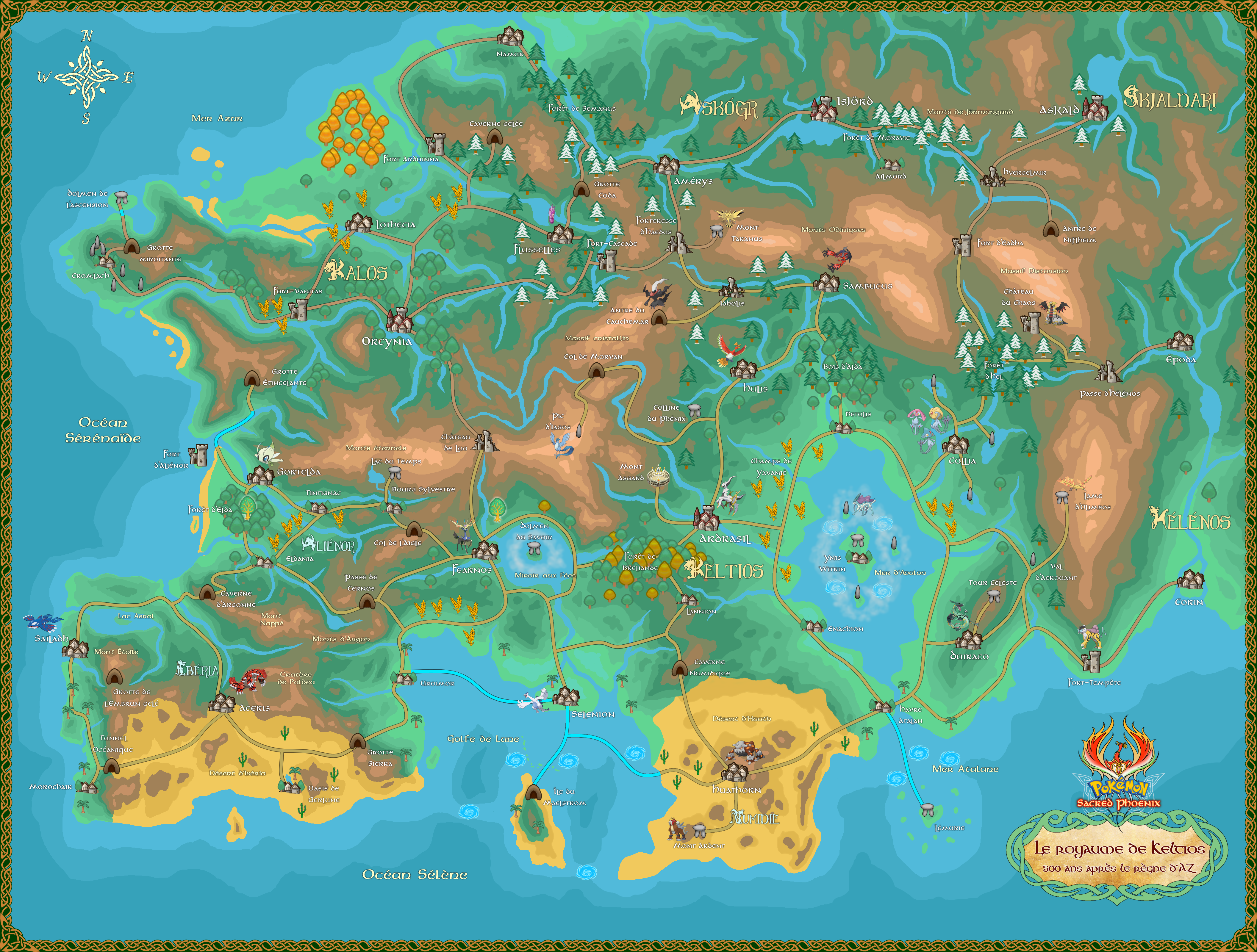 Pokemon Colosseum World Map
