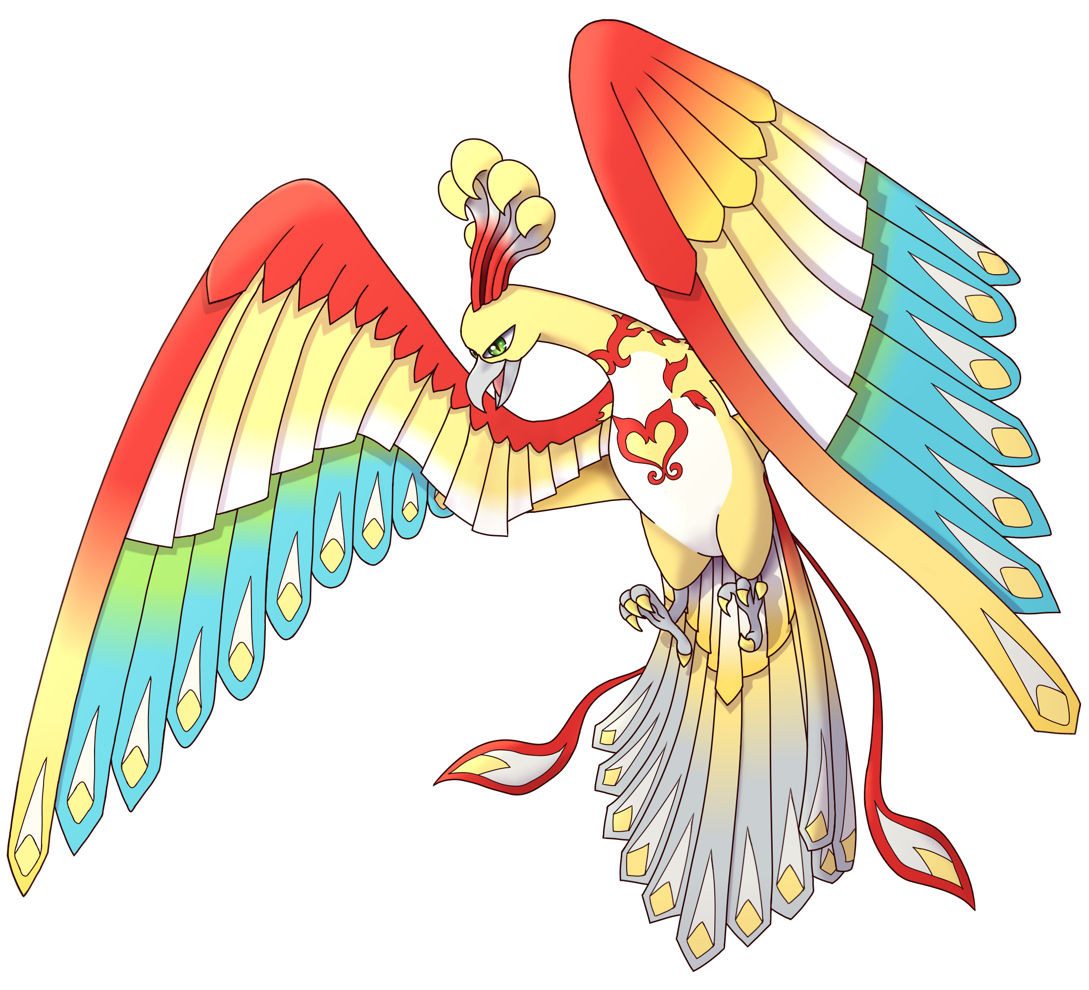 Mega-Moltres: Shiny by TheCompleteAnimorph on DeviantArt