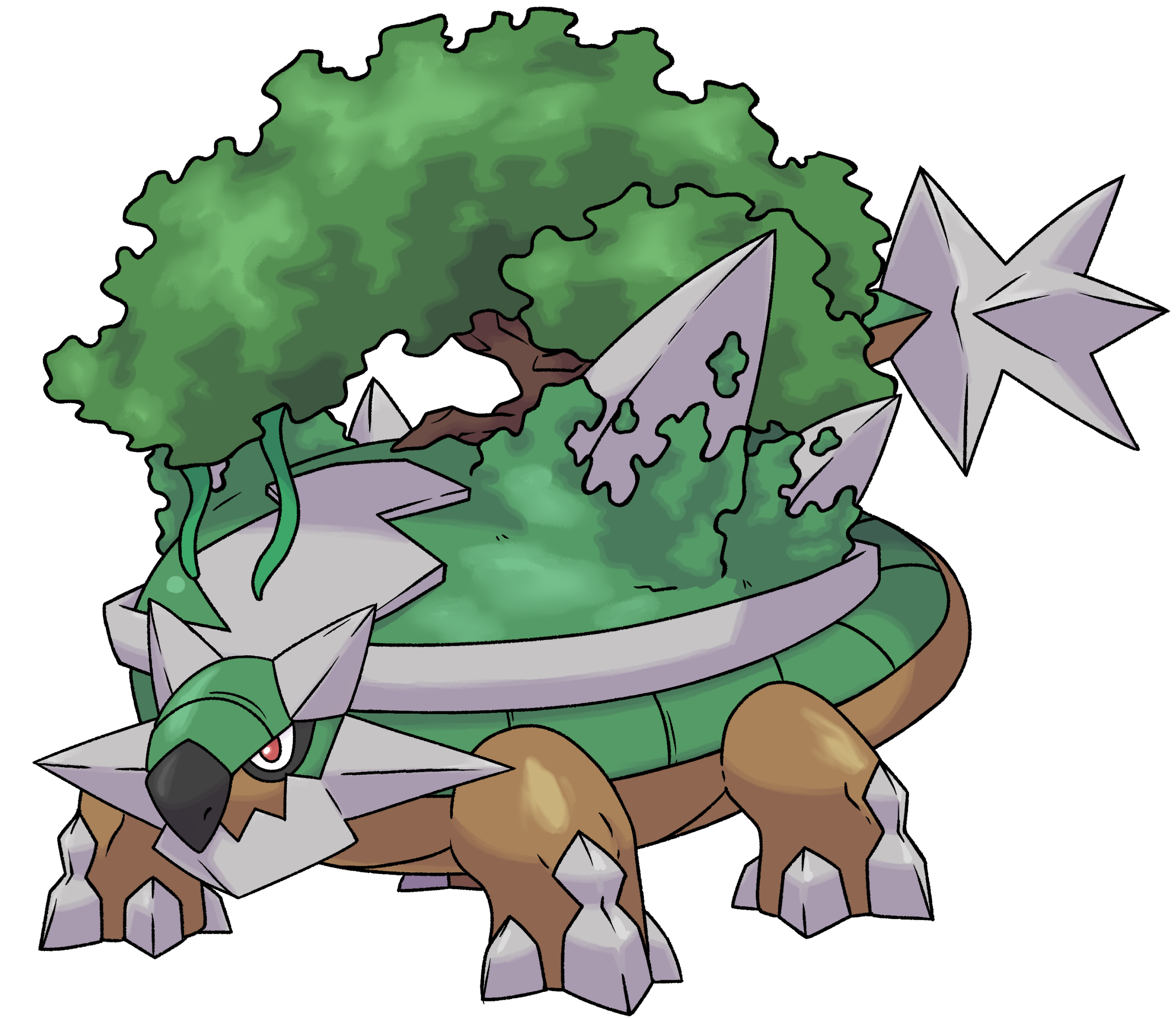 Torterra Rework Mega Torterra by Anarlaurendil on DeviantArt