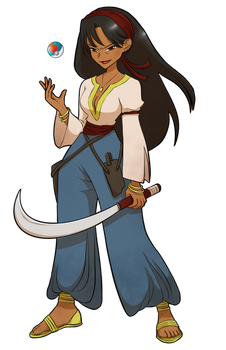 Sayyida, captain of the South Seas' pirates