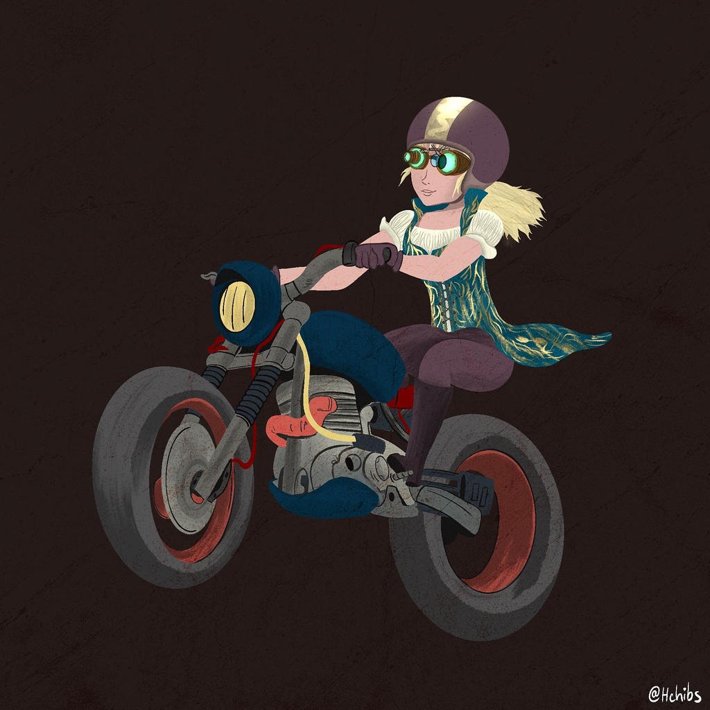 Faired Cafe Racer Cafe Racer_Part 1 by ChibblesArt on DeviantArt