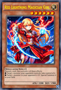 Red Lightning Magician Girl