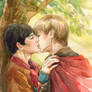 Arthur Merlin -kiss