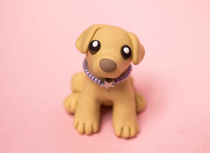 Yellow Lab puppy by SculptedPups