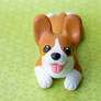 Corgi pup sculpture