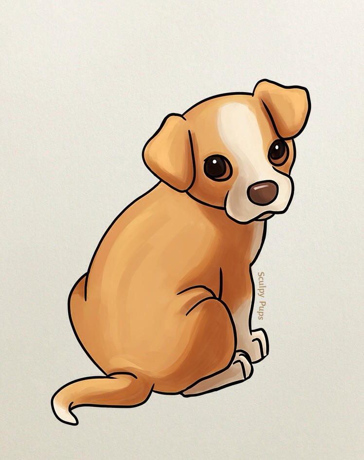 Cute puppy drawing by SculptedPups on DeviantArt Cute puppy drawing by SculptedPups on DeviantArt