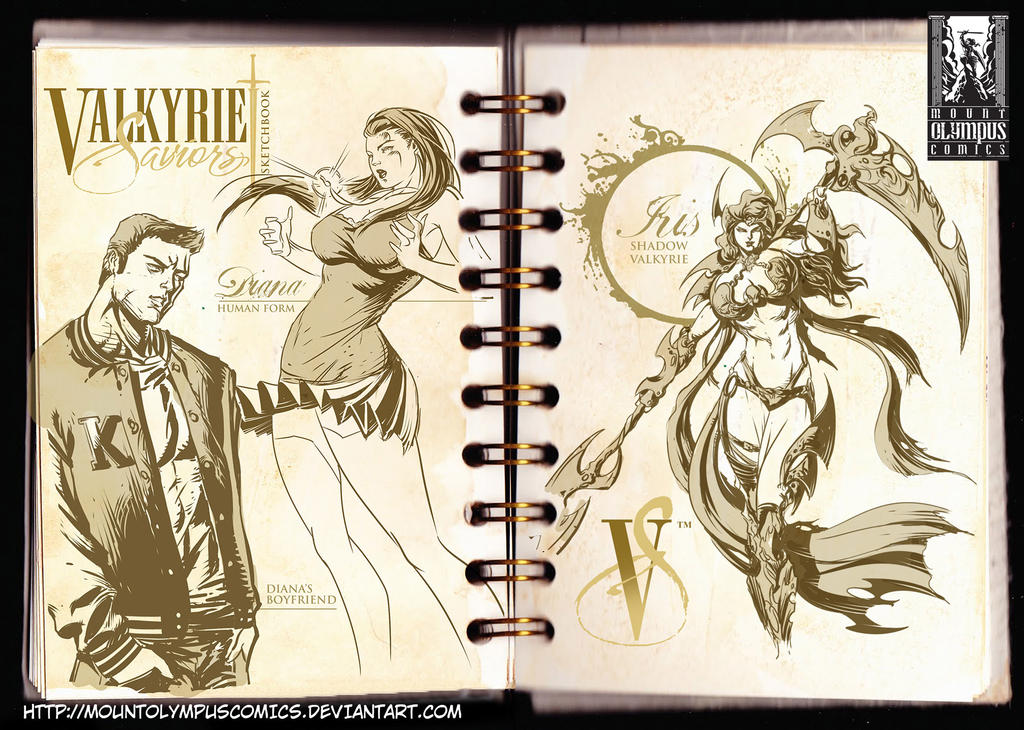 Characters from Valkyrie Saviors by Mountolympuscomics