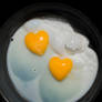 heart cooked egg