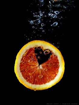 diving blood orange