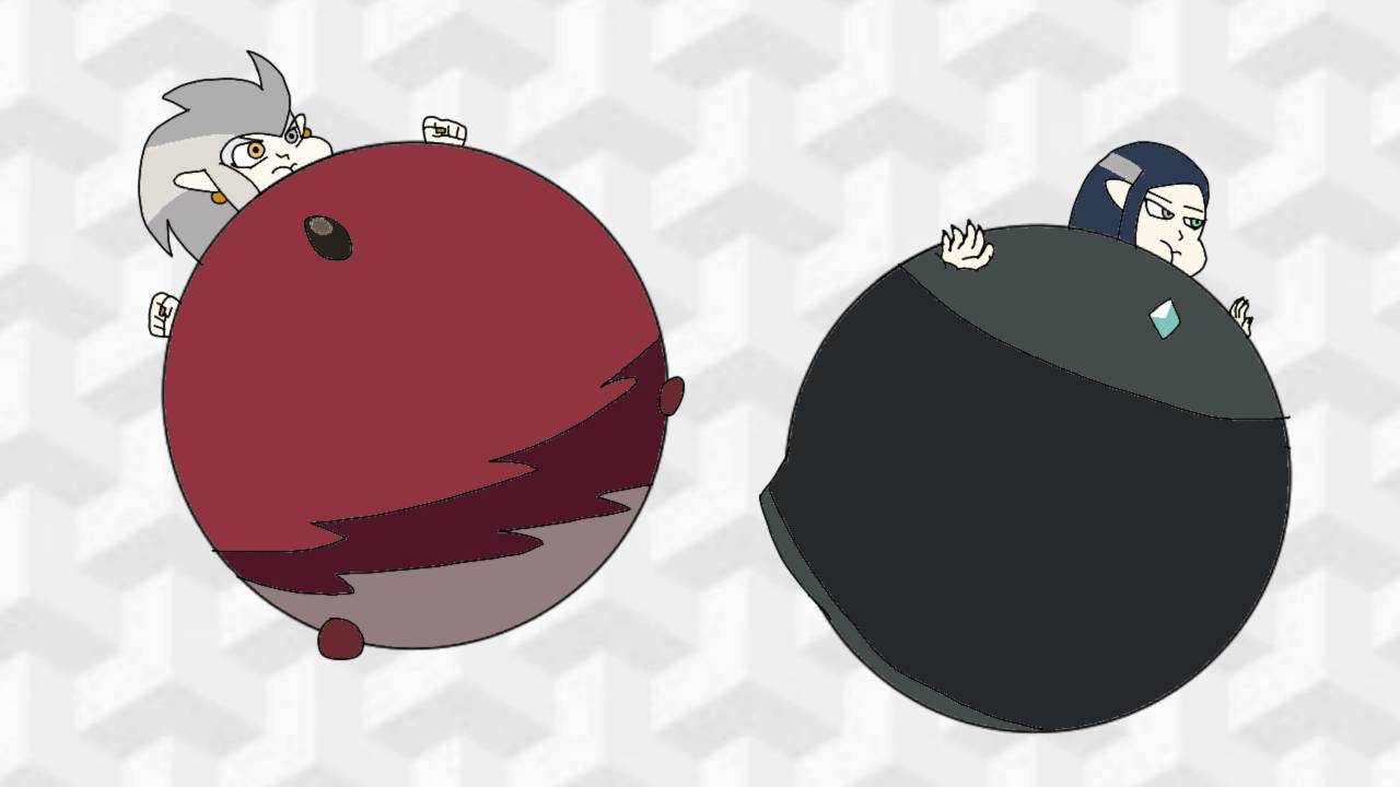 Eda and Lilith bloat inflation (Request) by Blimpdre on DeviantArt