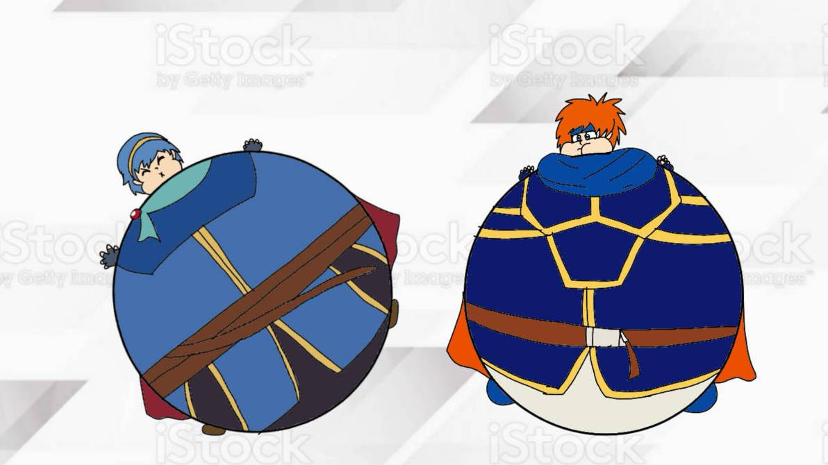 Merboy Inflatcion Marth and Roy inflation (Request) by Blimpdre on DeviantArt