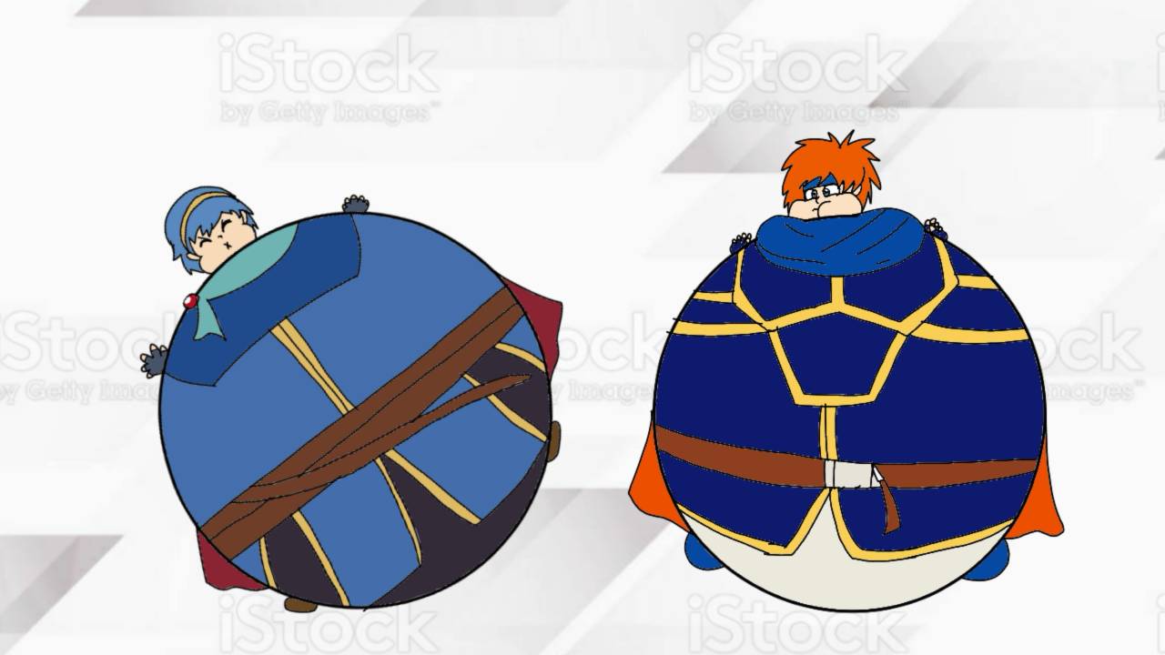 Marth and Roy inflation (Request) by Blimpdre on DeviantArt