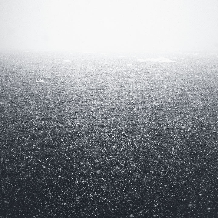 snowstorm at sea