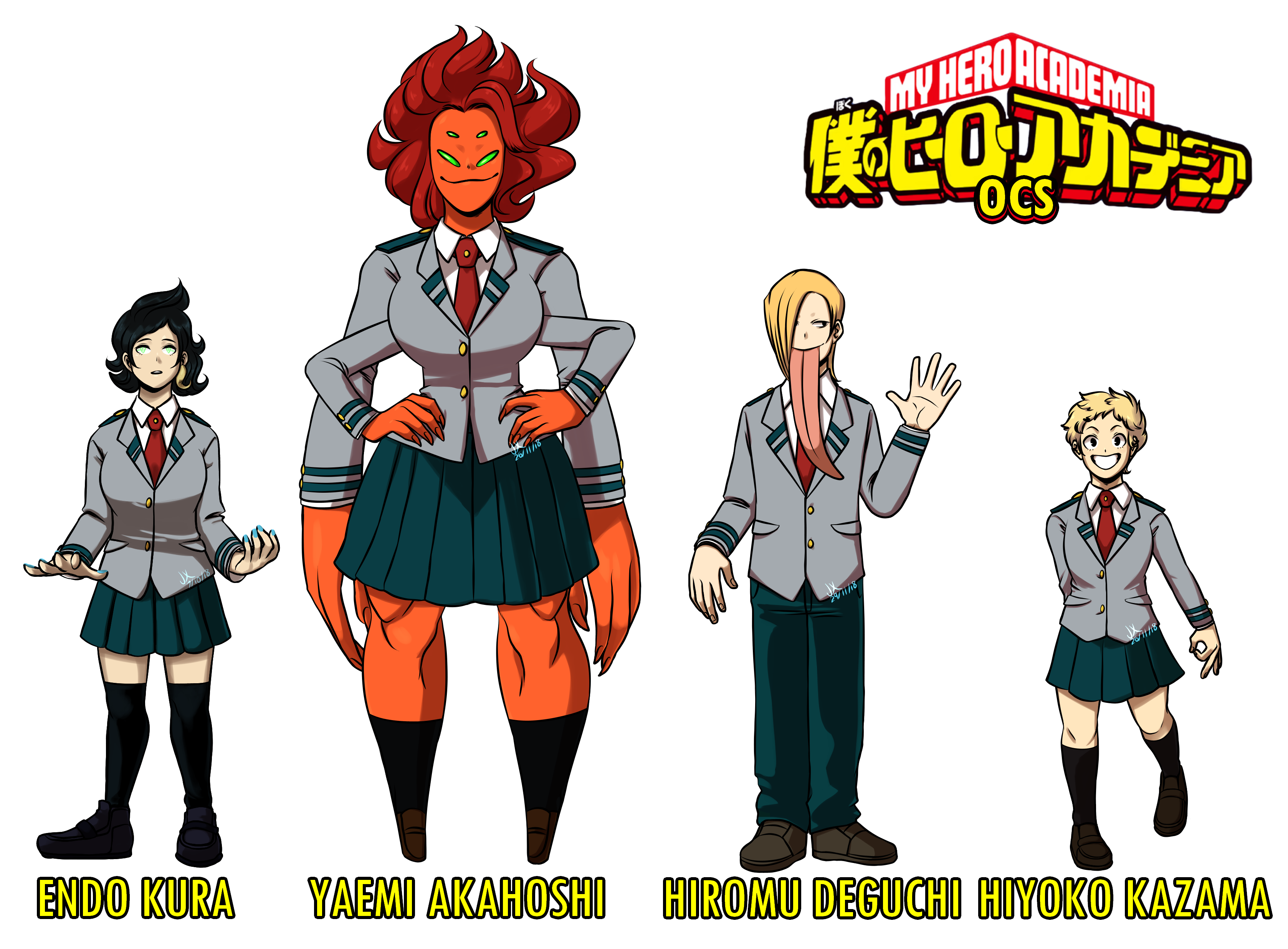 My Hero Academia OCs - Full by Jerena on DeviantArt