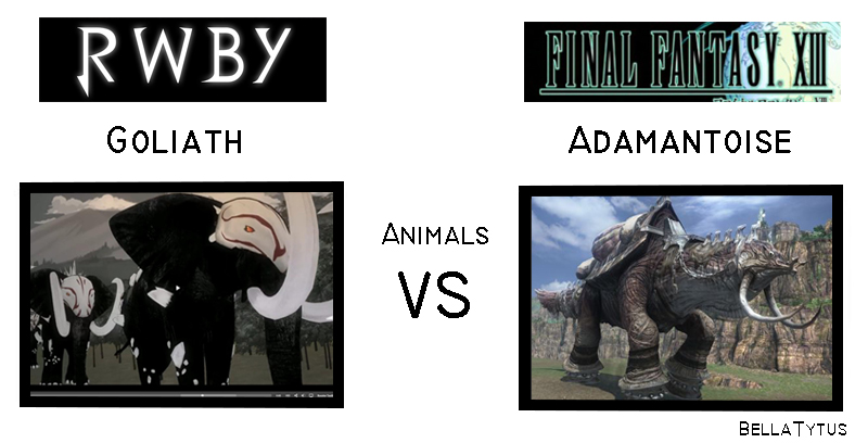 ANIMALS - RWBY vs FF13