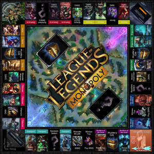 League of Legends Monopoly  Board