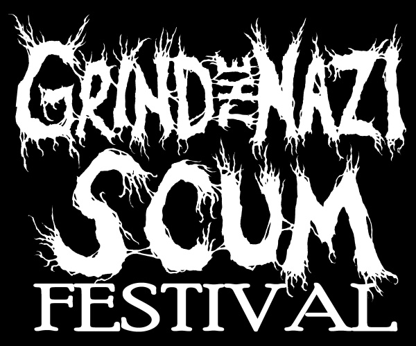 Grind the Nazi Scum Fest logo