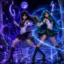 Sailor Neptune n Sailor Saturn Cosplay