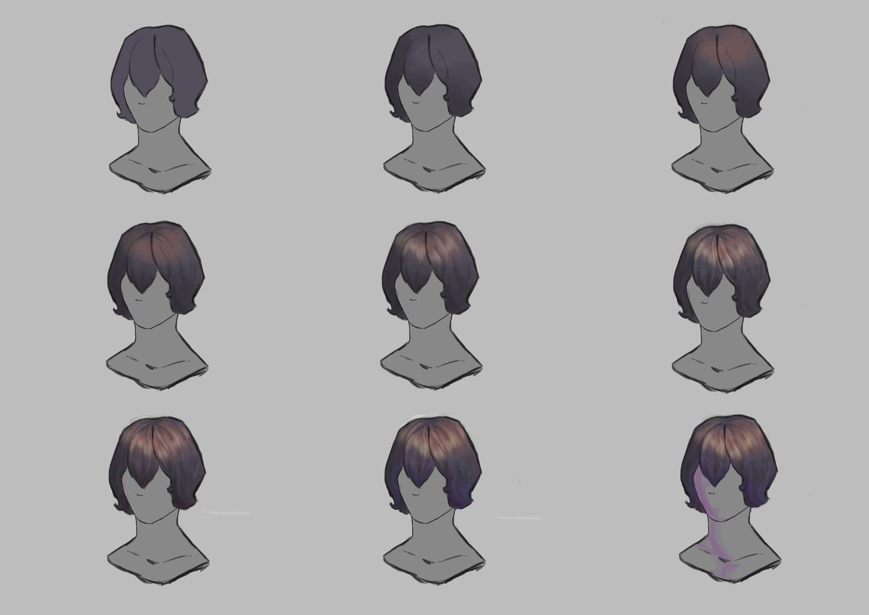 hair rendering process by alecpancake on DeviantArt