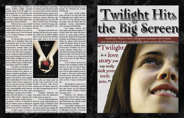 Twilight Magazine Spread