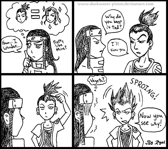 Naruto Comic-Shikamaru's Hair