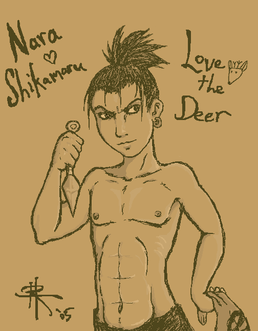 Love the Deer- Nara Shikamaru