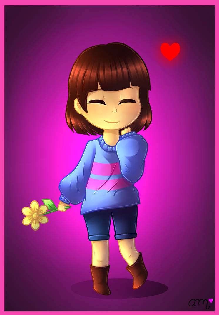 Frisk (Undertale) Dibujo Digital/Digital drawing by AideeMargarita on