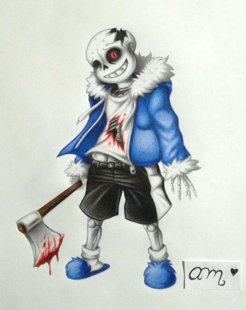 Could you draw de Horror Sans? o3o Your art is awesome! ^W^ – kierie