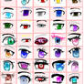 50 anime eyes
