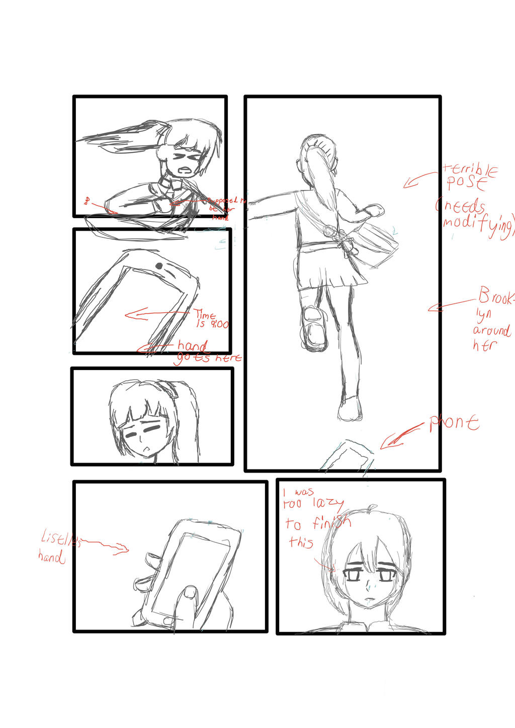 White Rose Chapter 1 Page 6 Storyboard